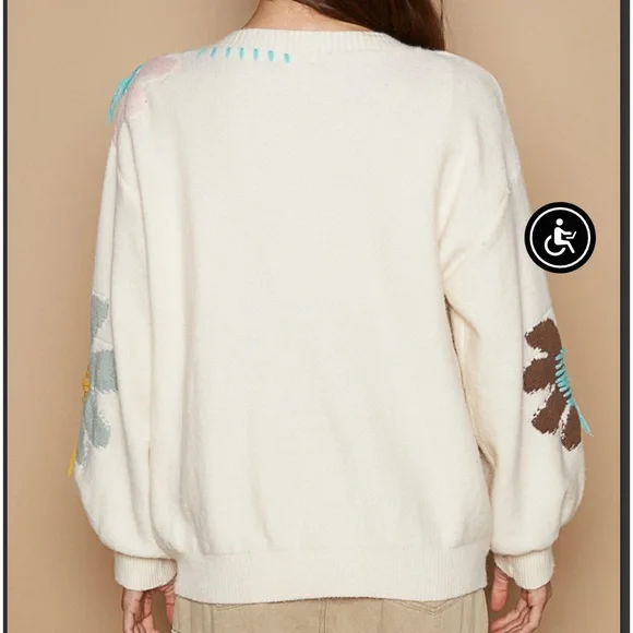 POL Flower Sweater - Picture 5 of 5